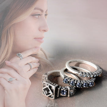 Summer Stack Ring Trio - sweetromanceonlinejewelry