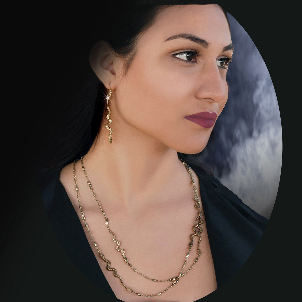 Deco Serpent Earrings SRE_E109