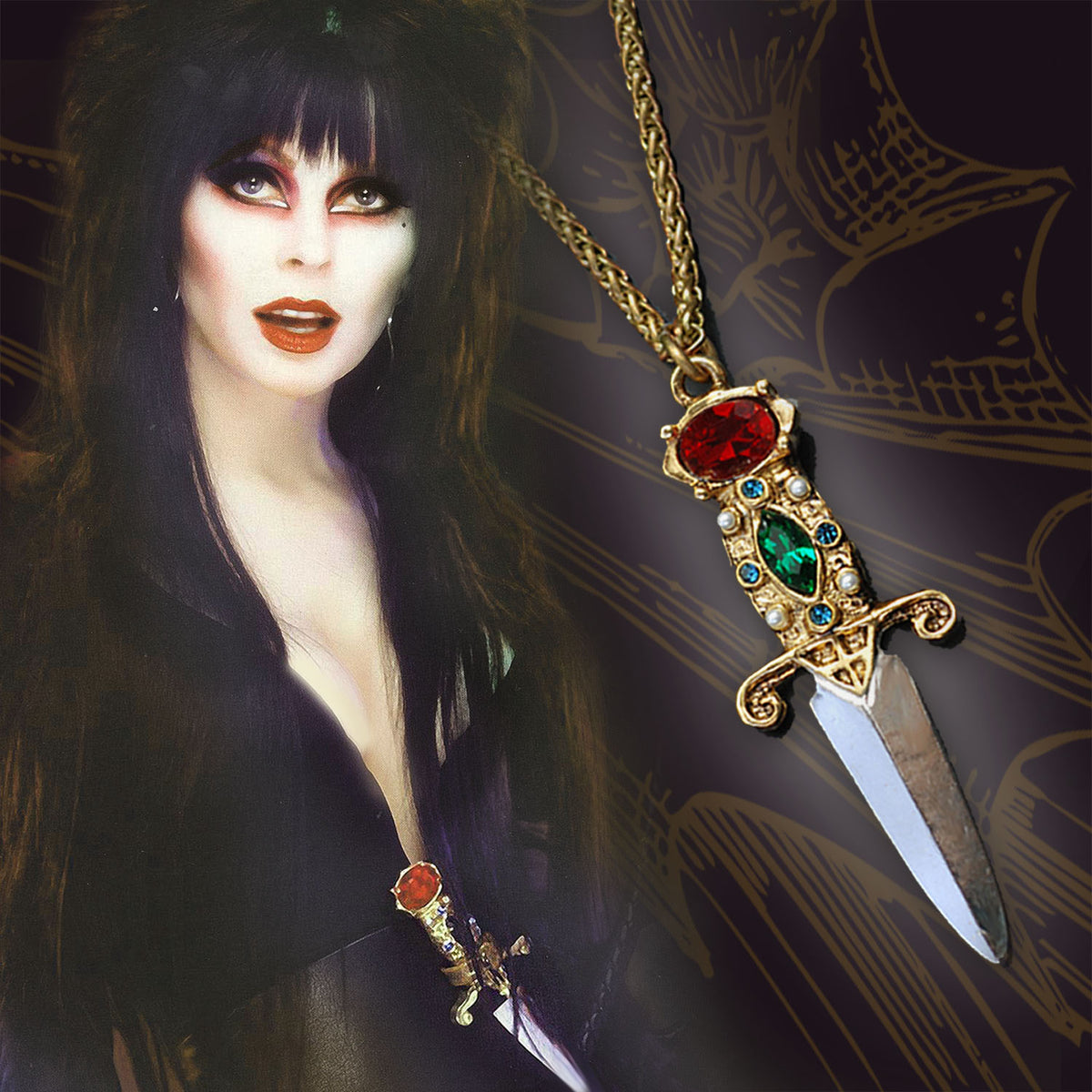 Elvira's Dagger Necklace EL_N105