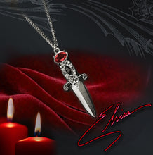 Load image into Gallery viewer, Elvira&#39;s Dagger Necklace EL_N105