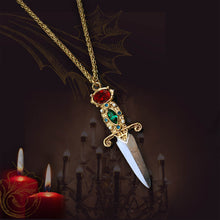 Load image into Gallery viewer, Elvira&#39;s Dagger Necklace EL_N105