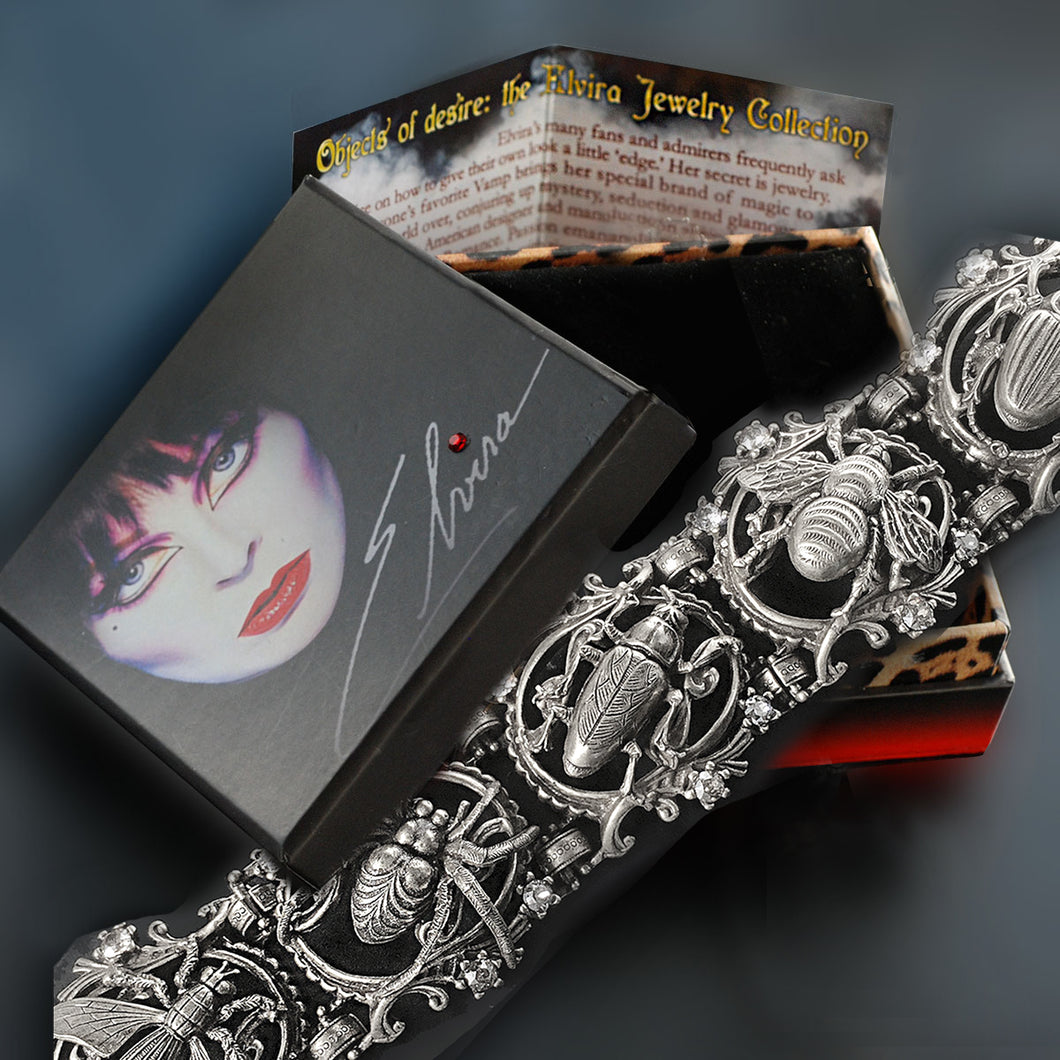 Elvira's Creepy Gothic Insect Bracelet EL_BR111