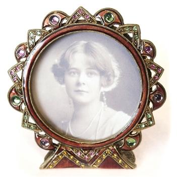 Deco Enamel Frame F703 - sweetromanceonlinejewelry