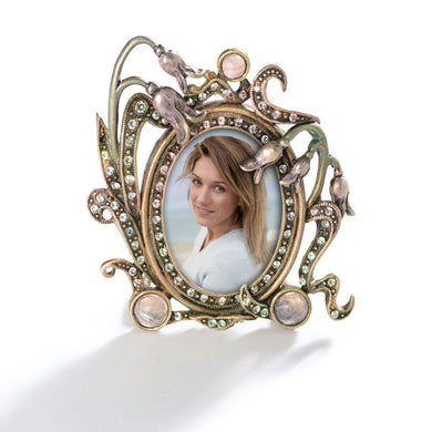 Fuchsia Flower Miniature Picture Photo Frame