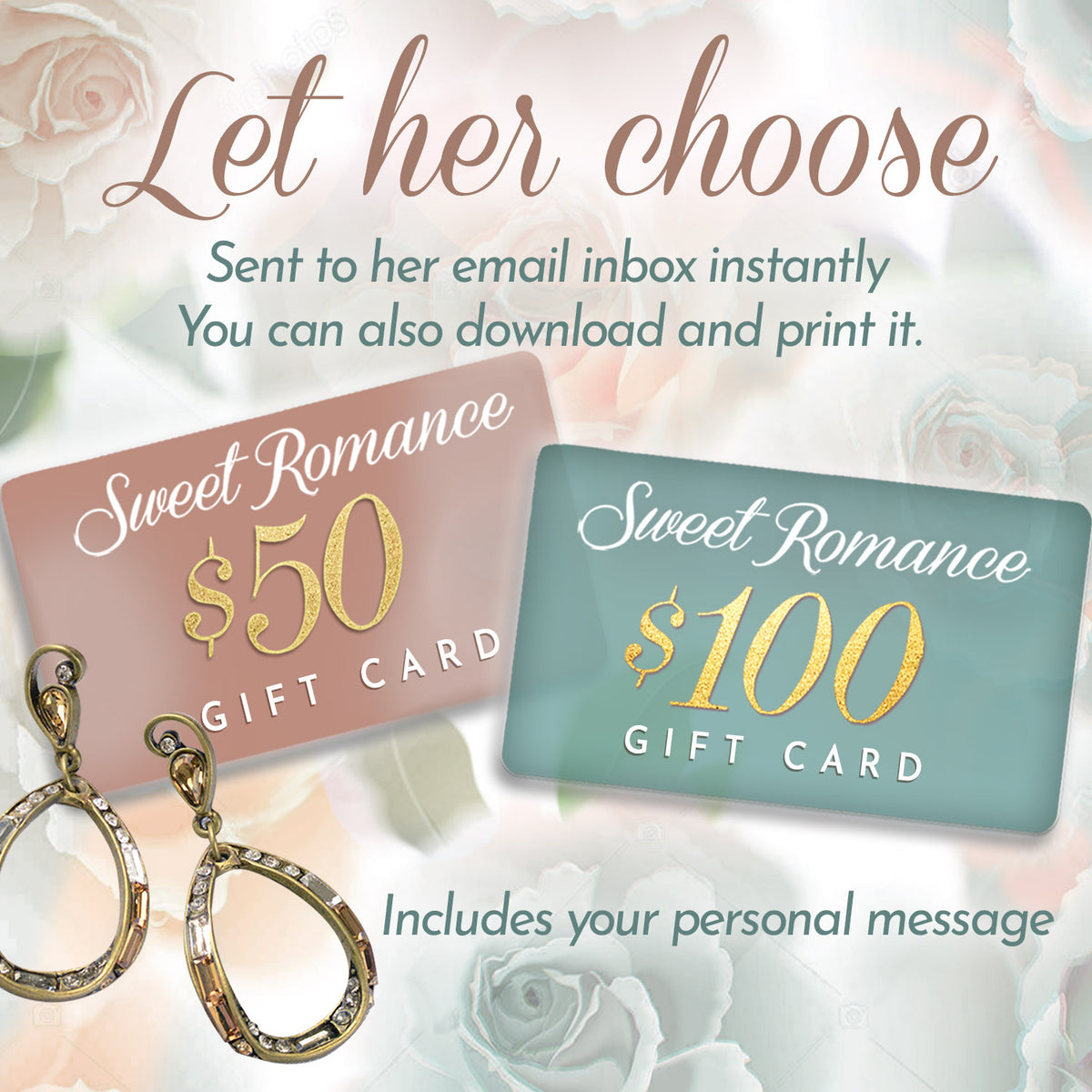 Gift Certificates $50, $100, $150, $200