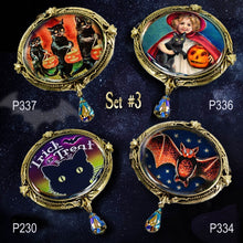 Load image into Gallery viewer, Little Witch Retro Halloween Pin