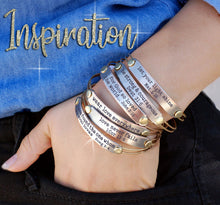 Load image into Gallery viewer, Bible Verse Inspirational Bracelets
