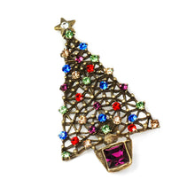 Load image into Gallery viewer, Jewel Tree Christmas Pin