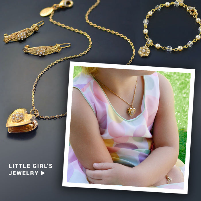 Locket for little girl top