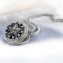 Load image into Gallery viewer, Victorian Star 1860s Locket N492