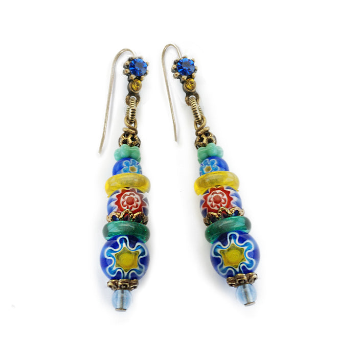 Millefiori Stack Earrings  E1474