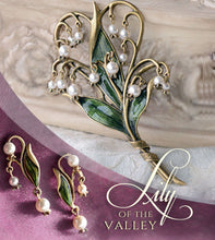 Load image into Gallery viewer, Lily of the Valley Brooch  P585