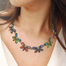Load image into Gallery viewer, Vintage Rainbow Firefly Necklace  N1221