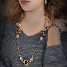 Load image into Gallery viewer, Aurora Crystal Statement Necklace N1285