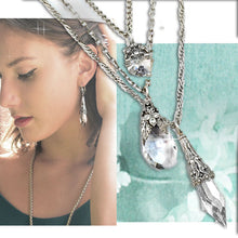Load image into Gallery viewer, 3 Strand Prism Necklace N1313
