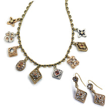 Load image into Gallery viewer, Geometric Dainty Charm Necklace and/or Earrings by Sweet Romance N1340