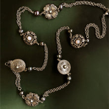 Load image into Gallery viewer, Celtic Clover &amp; Pearls Layering Necklace N1459