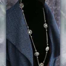 Load image into Gallery viewer, Celtic Clover &amp; Pearls Layering Necklace N1459