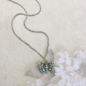 Butterfly Necklace N1589 - sweetromanceonlinejewelry