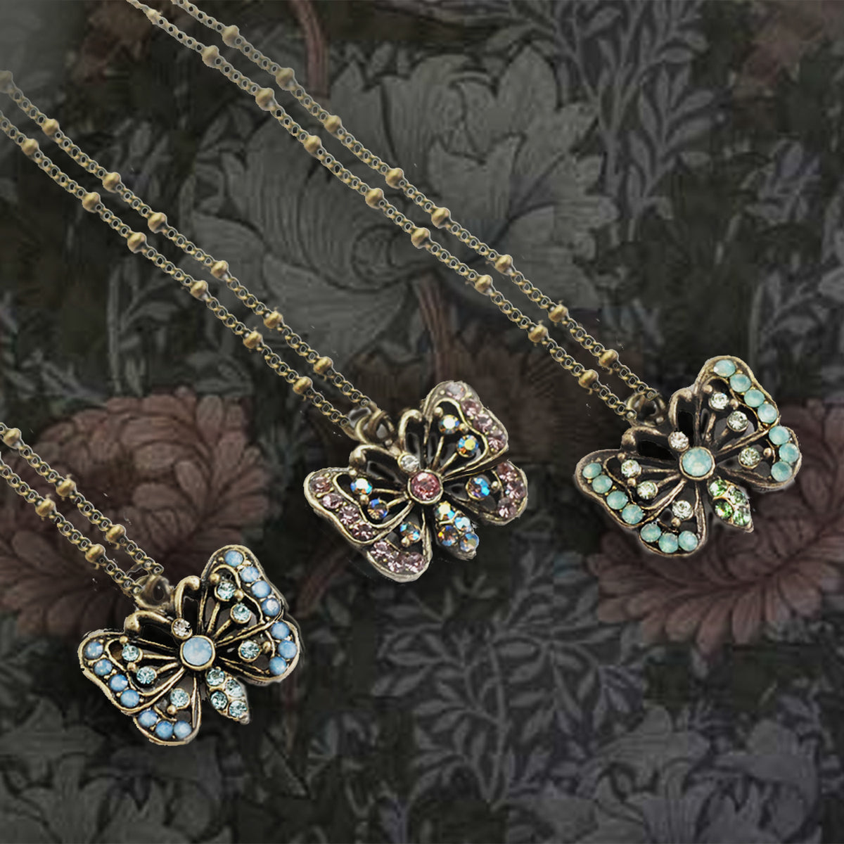 Butterfly Necklace N1589 - sweetromanceonlinejewelry