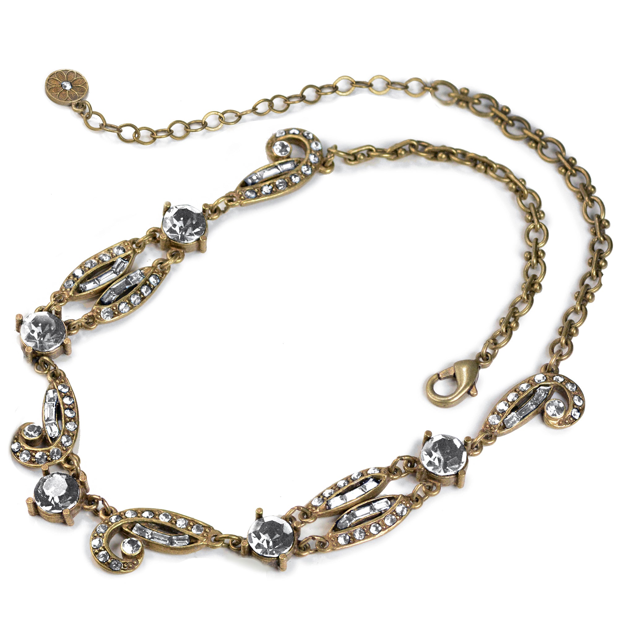 ■VINTAGE HOLLYWOOD■ Crystal n Ball Necklace VH2435NE003M VINTAGE HOLLYWOOD】Crystal n Ball Necklace_VH2435NE003M