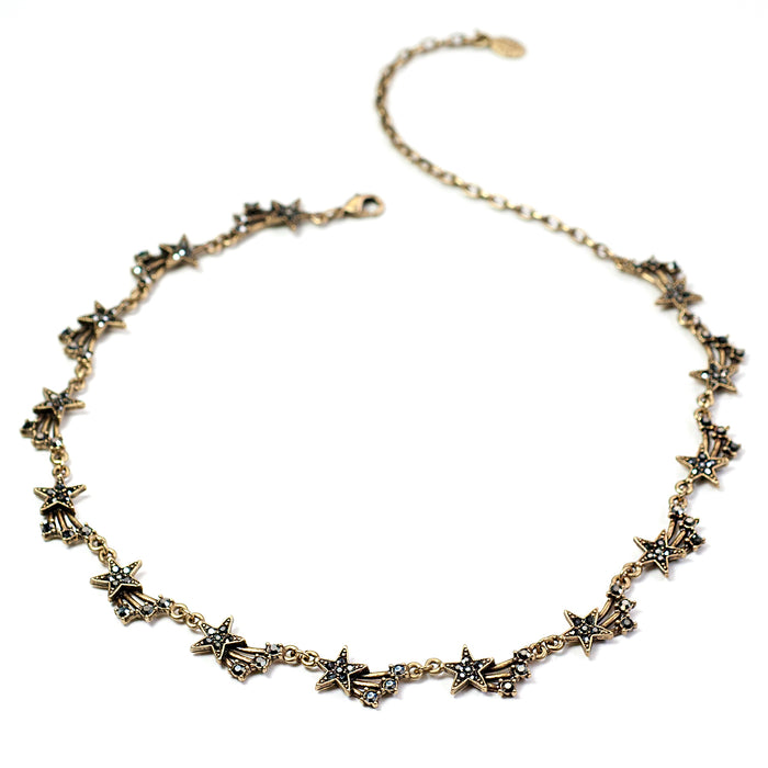 Shooting Star Collar Necklace N1625 - sweetromanceonlinejewelry