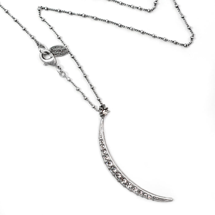 Half Moon Pendant Necklace N1627 - sweetromanceonlinejewelry