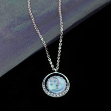 Load image into Gallery viewer, Iridescent Moon Necklace N1631 - sweetromanceonlinejewelry
