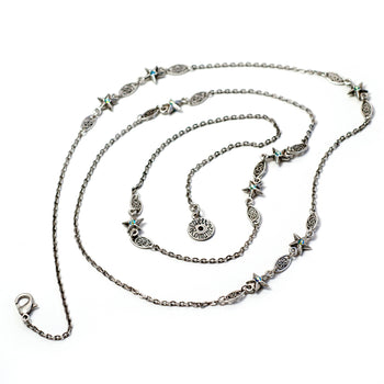 In Line Long Necklace N1637 - sweetromanceonlinejewelry