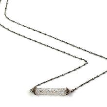 Load image into Gallery viewer, Crystal Rock Bar Necklace N1639 - sweetromanceonlinejewelry