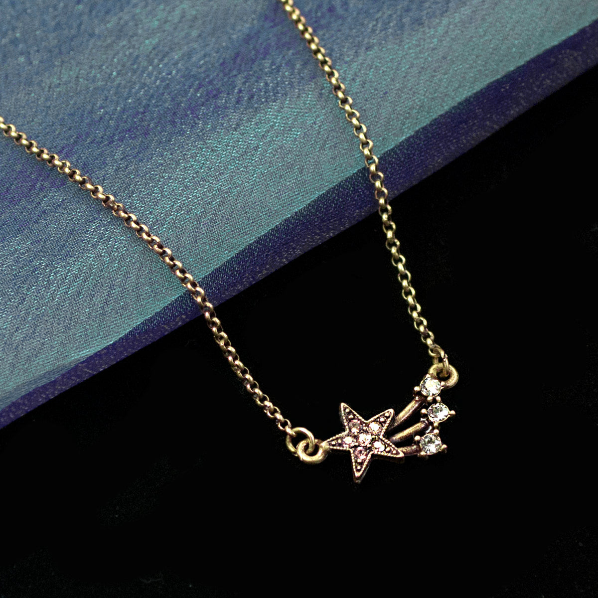 Shooting Star Necklace N1642 - sweetromanceonlinejewelry