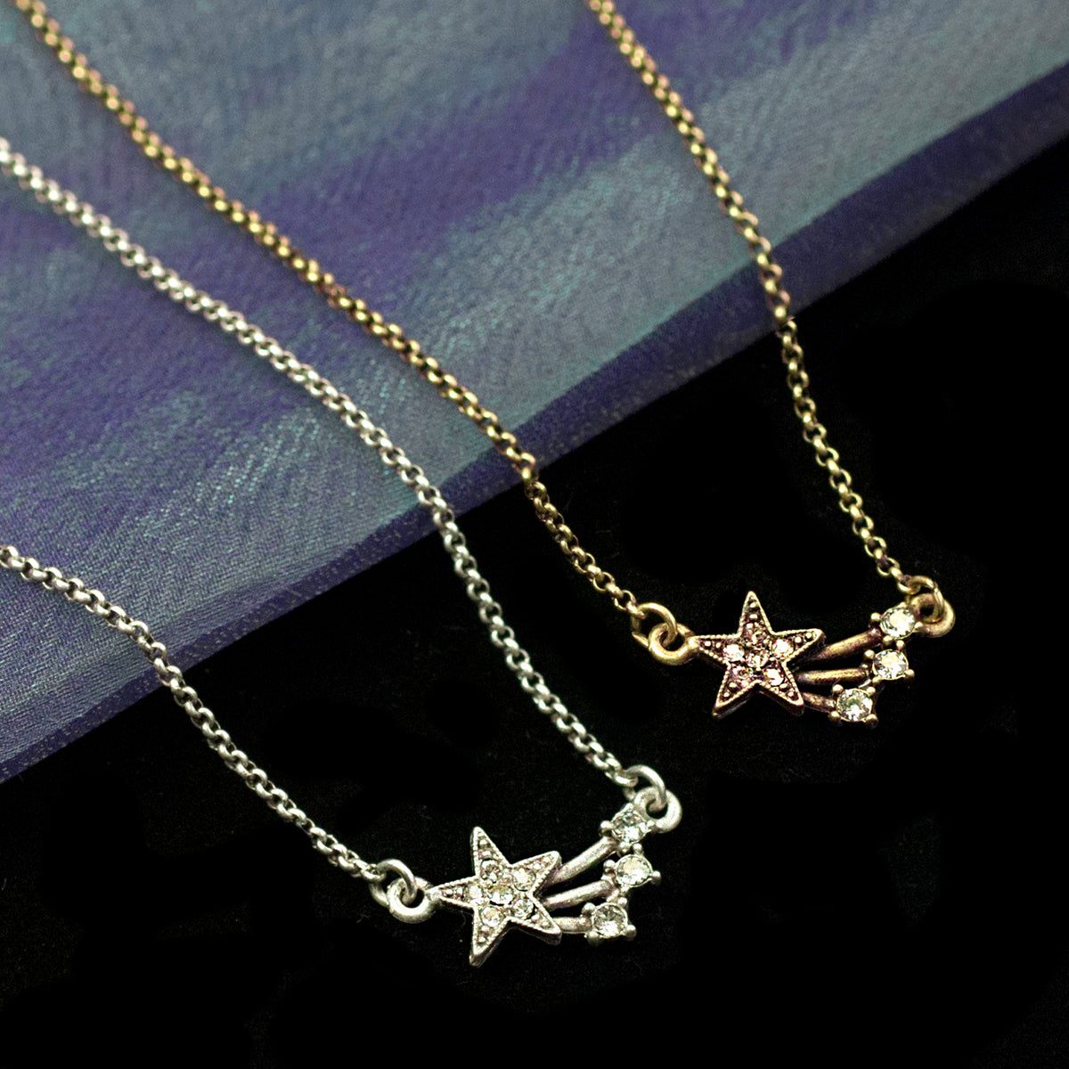 Shooting Star Necklace N1642 - sweetromanceonlinejewelry