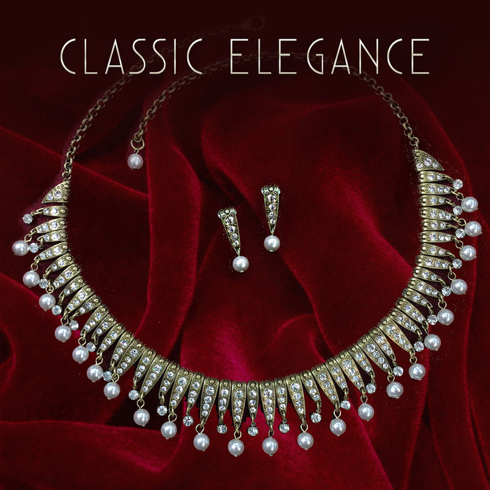 Vintage Art Deco Statement Necklace, Earrings or Set – Sweet Romance ...