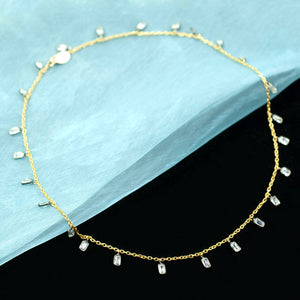 Crystal Confetti Necklace N1701 - sweetromanceonlinejewelry