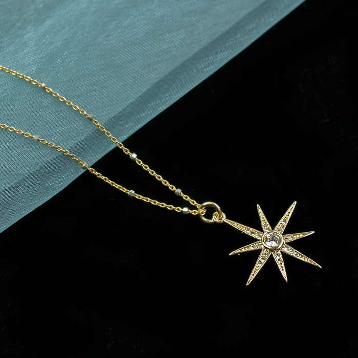 North Star Pendant Necklace N1702 - sweetromanceonlinejewelry