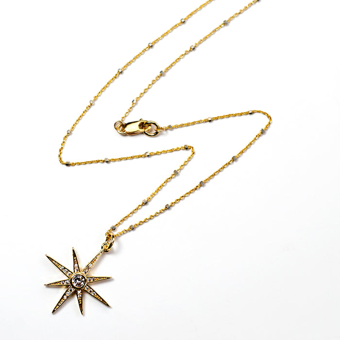 North Star Pendant Necklace N1702 - sweetromanceonlinejewelry
