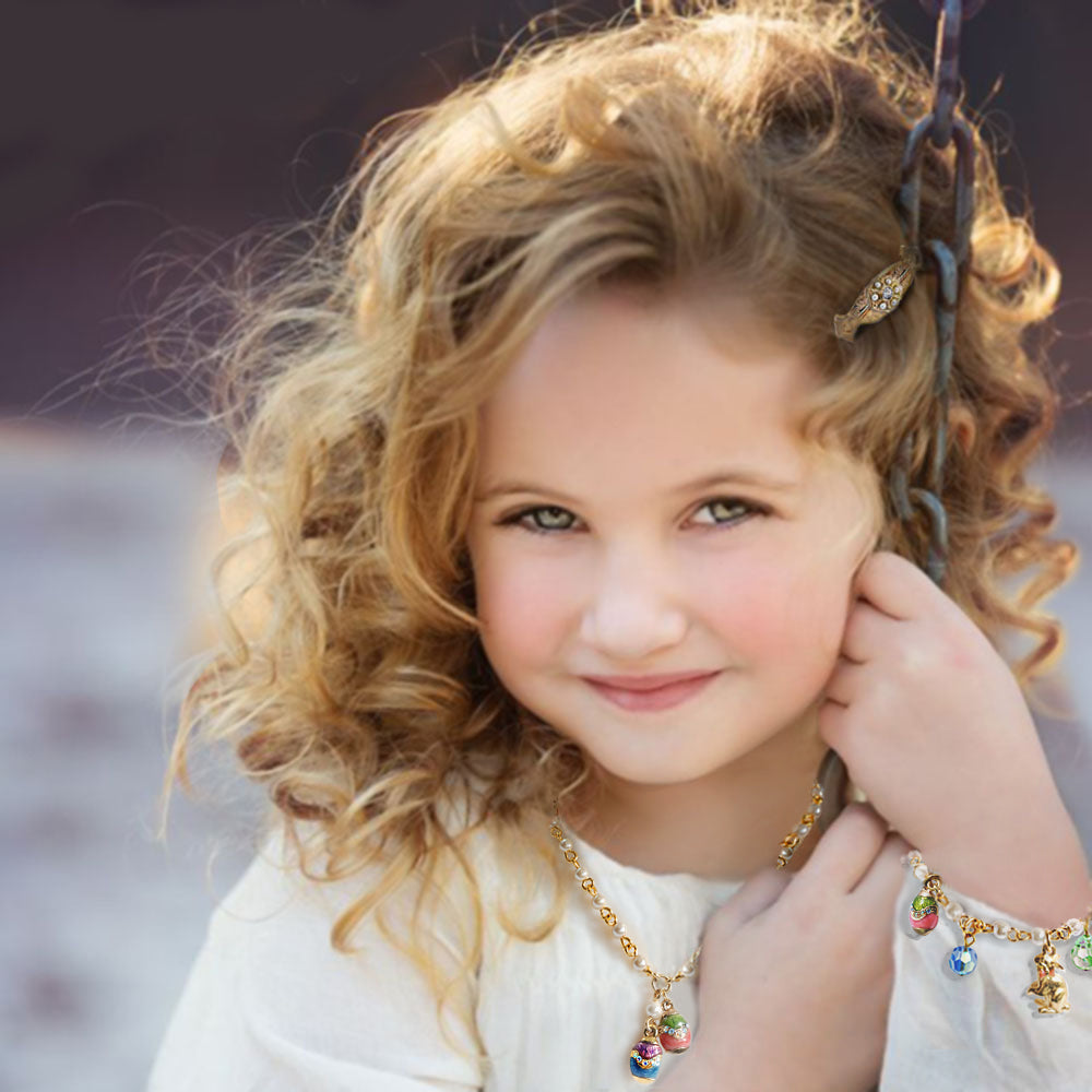 Little Girls Easter Jewelry Set
