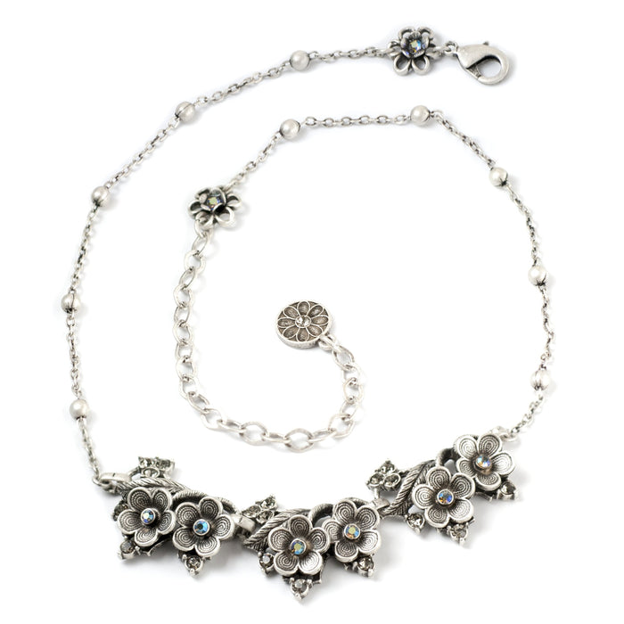 Desert Flower Necklace & Earrings Set - Sweet Romance Wholesale