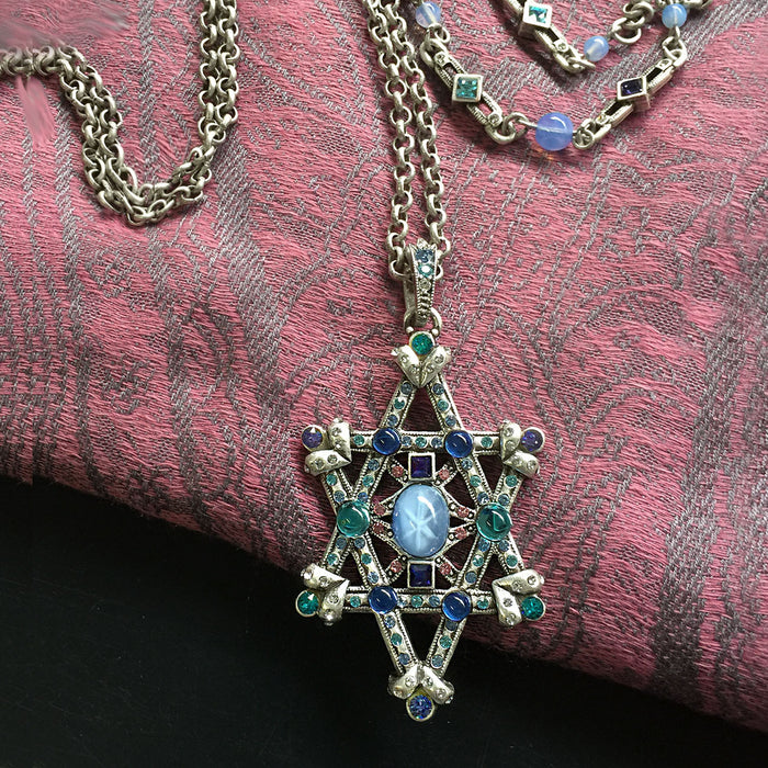Star of Esther Magen David Necklace for Israel N370