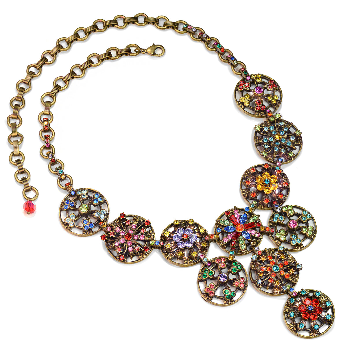 Calypso Rainbow Statement Necklace N499