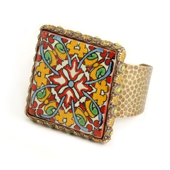 Ceramica Tile Cuff Bracelet - ONLY 5 LEFT!