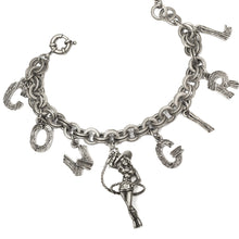 Load image into Gallery viewer, Cowgirl Letter Charm Bracelet