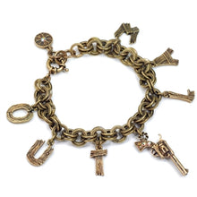 Load image into Gallery viewer, Outlaw Letter Charm Bracelet