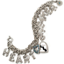Load image into Gallery viewer, Heartbreaker Letter Charm Bracelet