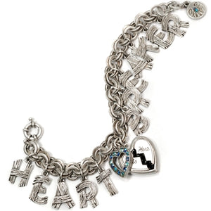 Heartbreaker Letter Charm Bracelet