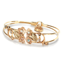 Load image into Gallery viewer, Little Flowers Bangle Bracelet BR352