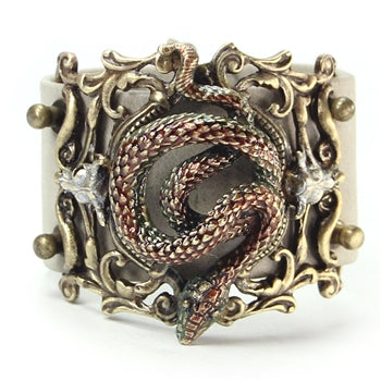 Rattlesnake Leather Bracelet