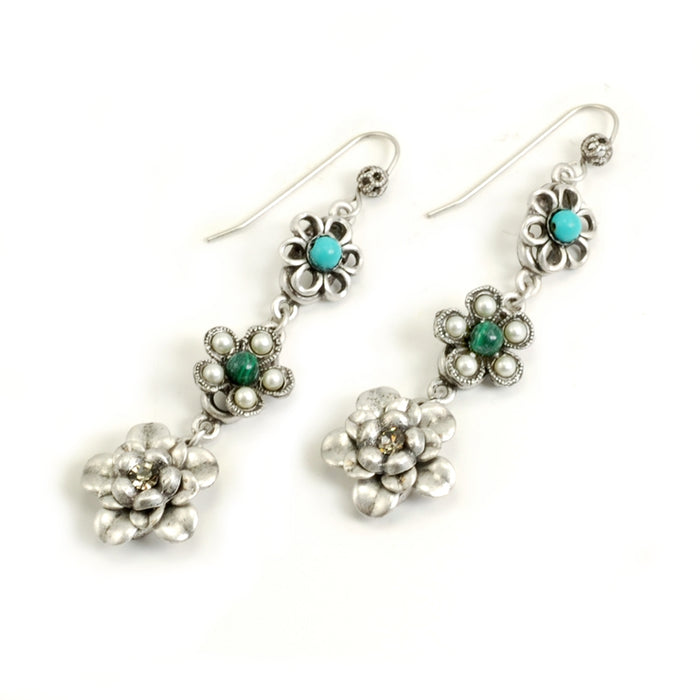 String of Flowers Earrings E230