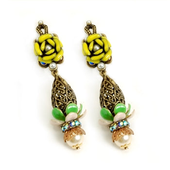 Filigree Drop Earrings E231