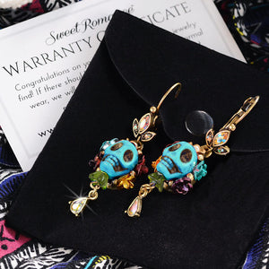 Day of the Dead Halloween Skull Earrings E241